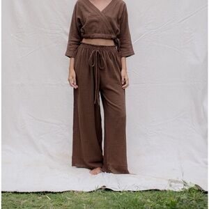 Indigo Luna- Flow Pants Chestnut Xs/s NWT